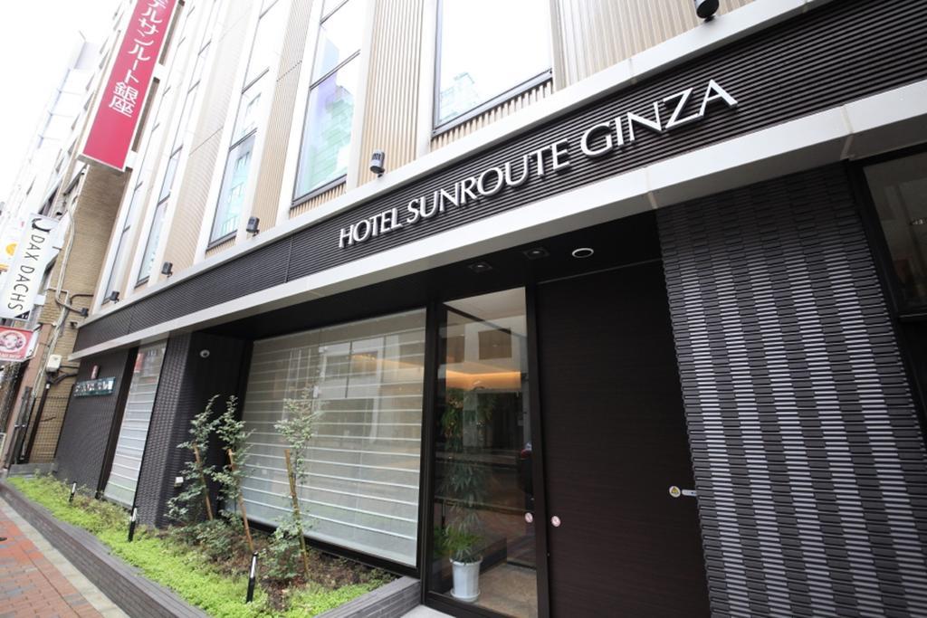 Hotel Sunroute Ginza Tokio Exterior foto